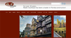 Desktop Screenshot of madersoutheast.com